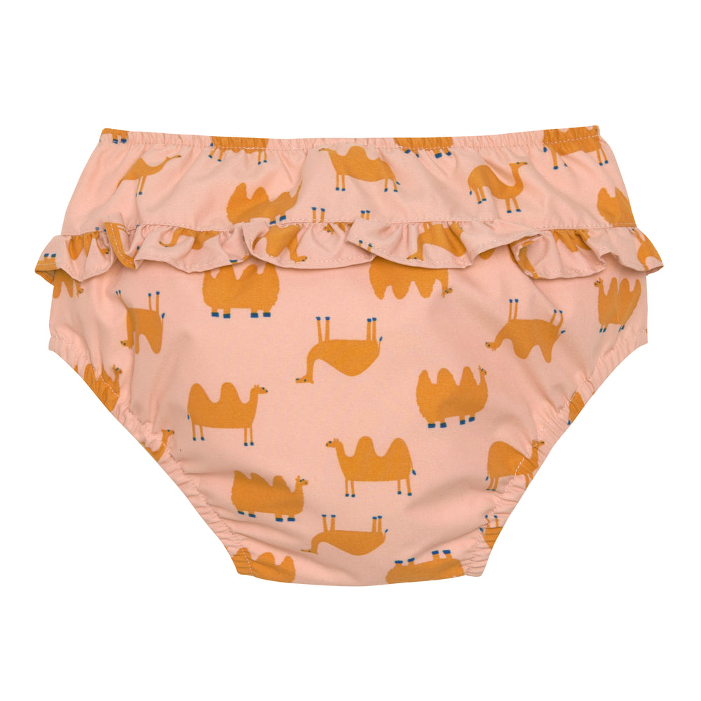 Costume contenitivo per mare e piscina, CAMEL PINK da femmina, Lassig