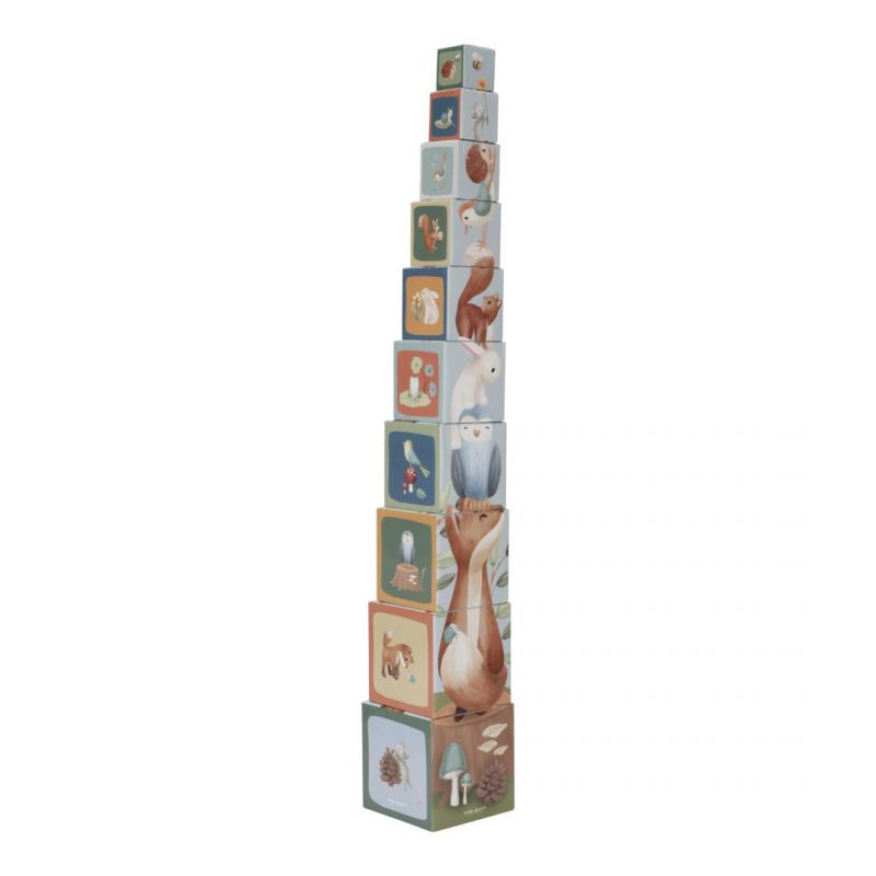 Stacking Blokcs, Cubi impilabili in cartone, Little Dutch