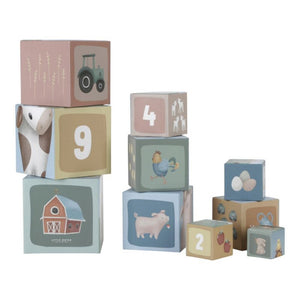 Stacking Blokcs, Cubi impilabili in cartone, Little Dutch