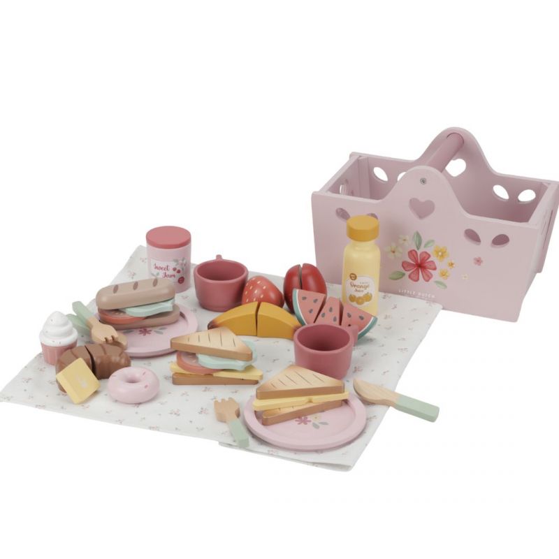 Set del pic nic in legno per bambini, Little Dutch